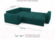 Миниатюра изображения товара Диван угловой Mio Tesoro Aurora компл.2 левый (Velutto 20 бирюзовый)