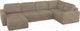 Миниатюра изображения товара Диван П-образный Mio Tesoro Aurora компл.3 левый (Kashemir 230 коричневый)