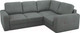 Миниатюра изображения товара Диван угловой Mio Tesoro Aurora компл.2 правый (Velutto 32 темно-серый)