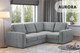 Миниатюра изображения товара Диван угловой Mio Tesoro Aurora компл.2 правый (Velutto 12 серый)