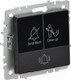 Миниатюра изображения товара Кнопка звонка IEK Brite BR-V14-2-10-K02 (черный)