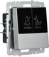Миниатюра изображения товара Кнопка звонка IEK Brite BR-V14-2-10-K47 (алюминий)