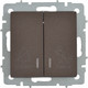 Миниатюра изображения товара Выключатель IEK Brite BR-V20-2-10-K45 (темная бронза)