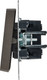 Миниатюра изображения товара Выключатель IEK Brite BR-V20-2-10-K45 (темная бронза)