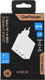 Миниатюра изображения товара Адаптер питания сетевой GoPower 1USB+2TYPE-C 65W QC3.0 GAN / 00-00028405 (белый)