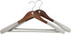 Миниатюра изображения товара Набор деревянных вешалок-плечиков Leonord 107905 (2шт, темно-коричневый)