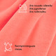 Миниатюра изображения товара Ткань для творчества Sentex Флис двухсторонний 250x160 (коралловый)