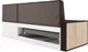 Миниатюра изображения товара Уголок кухонный мягкий Mebel-Ars Таллин 211x83x141 (кордрой коричневый)