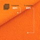Миниатюра изображения товара Ткань для творчества Sentex Флис двухсторонний 50x160 (оранжевый)
