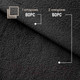 Миниатюра изображения товара Ткань для творчества Sentex Флис двухсторонний 50x160 (черный)