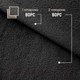 Миниатюра изображения товара Ткань для творчества Sentex Флис двухсторонний 50x50 (черный)
