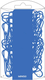Миниатюра изображения товара Скрепки Miniso Navy Blue Series 2961