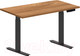 Миниатюра изображения товара Стол с подъемным механизмом Fit Focus FTF-E Х-2 130x67.5x1.8 (черный/дуб канзас коричневый)