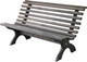 Миниатюра изображения товара Скамья садовая Dipriz Д.25043.3 (графит)