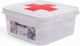 Миниатюра изображения товара Контейнер для хранения Gondol My Box Красный крест Для лекарств / G-610-RC