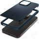 Миниатюра изображения товара Чехол-накладка Spigen Thin Fit для iPhone 15 Pro Max / ACS06546 (серый/синий)