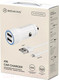 Миниатюра изображения товара Зарядное устройство автомобильное Breaking А16 2USB + кабель USB-А-Lighning / 23200 (белый)