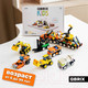 Миниатюра изображения товара Конструктор QBRIX Kids Строительная техника 6в1 30027