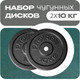 Миниатюра изображения товара Набор дисков для штанги Proiron НЧД2100 (2шт)