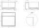 Миниатюра изображения товара Умывальник Salini Armonia Square Top 02 / 130512TG (S-Sense, глянцевый)