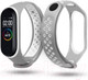 Миниатюра изображения товара Ремешок для фитнес-трекера Case Nike для Mi Band 3/4 (серый/белый)