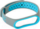 Миниатюра изображения товара Ремешок для фитнес-трекера Case Nike для Mi Band 3/4 (серый/голубой)