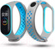 Миниатюра изображения товара Ремешок для фитнес-трекера Case Nike для Mi Band 3/4 (серый/голубой)