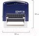 Миниатюра изображения товара Штамп самонаборный Staff Printer 9011T / 237421