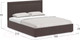 Миниатюра изображения товара Двуспальная кровать Moon Family 1258 / MF011053