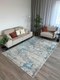 Миниатюра изображения товара Ковер Radjab Carpet Бьянка Прямоугольник D057A / 7652RK-B (1.2x1.8, Cream Shirink/Blue Fdy)