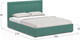 Миниатюра изображения товара Двуспальная кровать Moon Family 1258 / MF011182