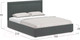 Миниатюра изображения товара Двуспальная кровать Moon Family 1258 / MF011213
