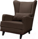 Миниатюра изображения товара Кресло мягкое Mio Tesoro Ритм (Velutto 23/шоколад)