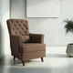 Миниатюра изображения товара Кресло мягкое Mio Tesoro Каприз (Velutto 23/шоколад)