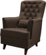 Миниатюра изображения товара Кресло мягкое Mio Tesoro Каприз (Velutto 23/шоколад)