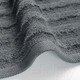 Миниатюра изображения товара Полотенце ECOTEX Волна 50x90 / В-04-С (антрацит)
