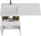 Миниатюра изображения товара Тумба с умывальником Dreja Vega 60 + Wing 120 L