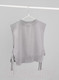 Миниатюра изображения товара Жилет детский Amarobaby Bow / AB-OD24-KNIT10B/11-128  (серый, р.128)