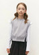 Миниатюра изображения товара Жилет детский Amarobaby Bow / AB-OD24-KNIT10B/11-128  (серый, р.128)