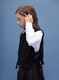 Миниатюра изображения товара Жилет детский Amarobaby Bow / AB-OD24-KNIT10B/09-146  (черный, р.146)