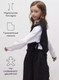 Миниатюра изображения товара Жилет детский Amarobaby Bow / AB-OD24-KNIT10B/09-146  (черный, р.146)