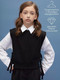 Миниатюра изображения товара Жилет детский Amarobaby Bow / AB-OD24-KNIT10B/09-146  (черный, р.146)