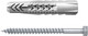 Миниатюра изображения товара Дюбель универсальный FISCHER UX 10x60 S / 90874f (4шт, с шурупом с шестигранной головкой)