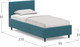 Миниатюра изображения товара Односпальная кровать Moon Family 1259 / MF011745