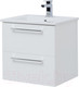 Миниатюра изображения товара Тумба с умывальником Dreja Gio 60 + Эйфория-60 (белый глянец)