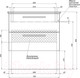 Миниатюра изображения товара Тумба с умывальником Dreja Gio 80 / 77.0104D + Эйфория 80 (дуб кантри)