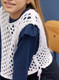 Миниатюра изображения товара Жилет детский Amarobaby Mesh / AB-OD24-KNIT10M/00-152  (белый, р.152)