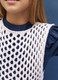Миниатюра изображения товара Жилет детский Amarobaby Mesh / AB-OD24-KNIT10M/00-152  (белый, р.152)
