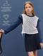 Миниатюра изображения товара Жилет детский Amarobaby Mesh / AB-OD24-KNIT10M/00-152  (белый, р.152)