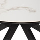 Миниатюра изображения товара Обеденный стол Импэкс Leset Хокку (черный/белый мрамор)
